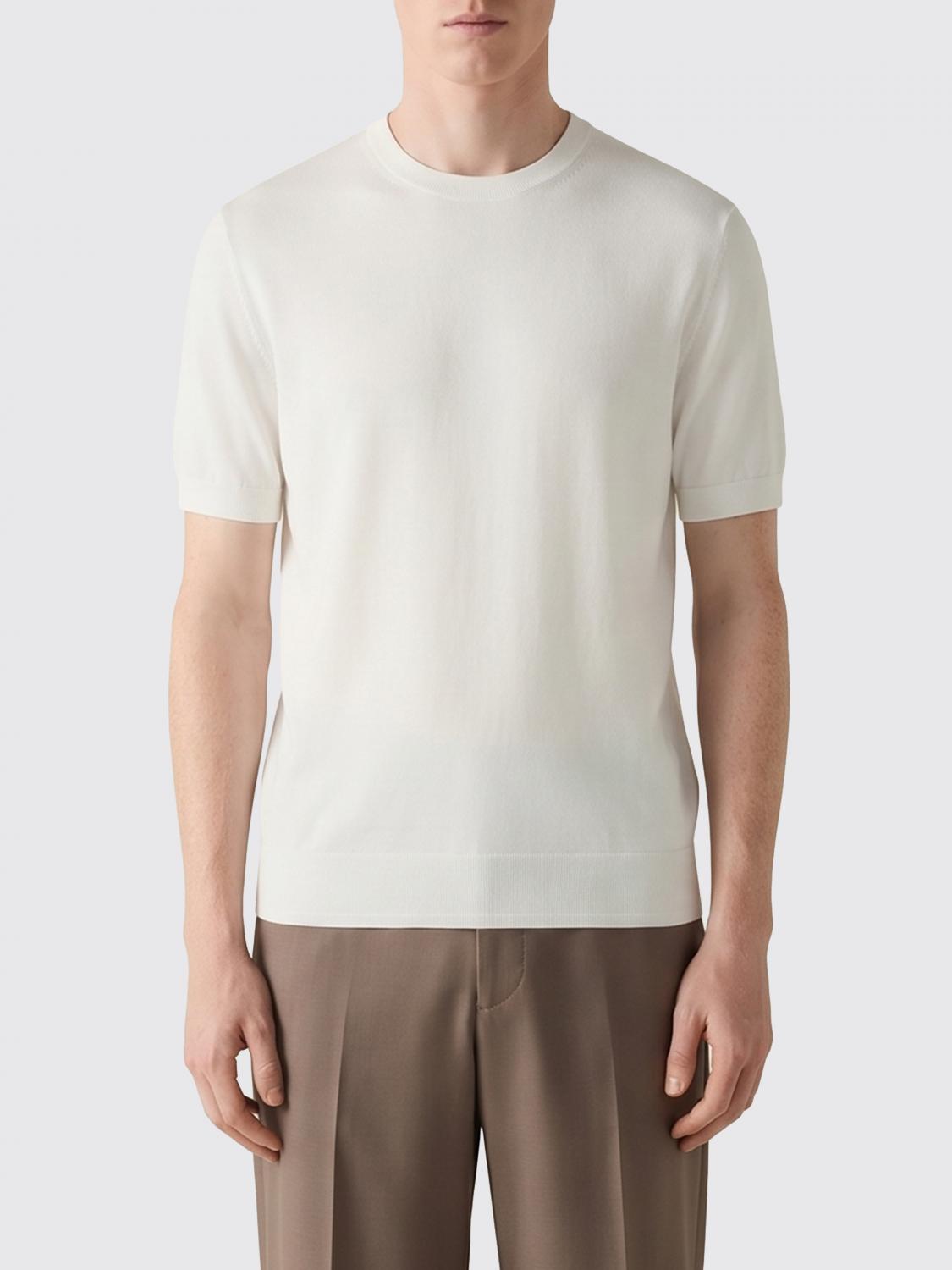 ZEGNA PULLOVER: Pullover herren Zegna, Weiß - Img 1