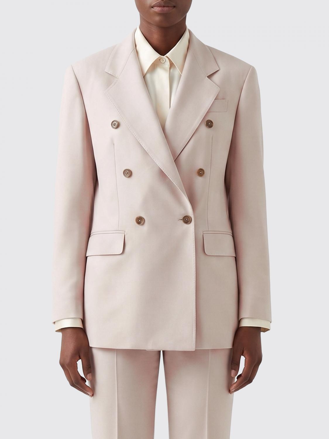 TAGLIATORE GIACCA: Blazer a doppiopetto in lana vergine Tagliatore, Beige - Img 1