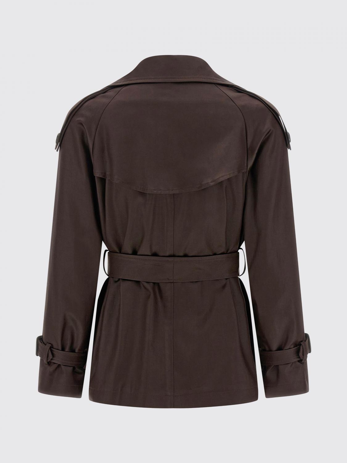 TAGLIATORE GIACCA: Trench a doppiopetto in misto cotone Tagliatore, Marrone - Img 3
