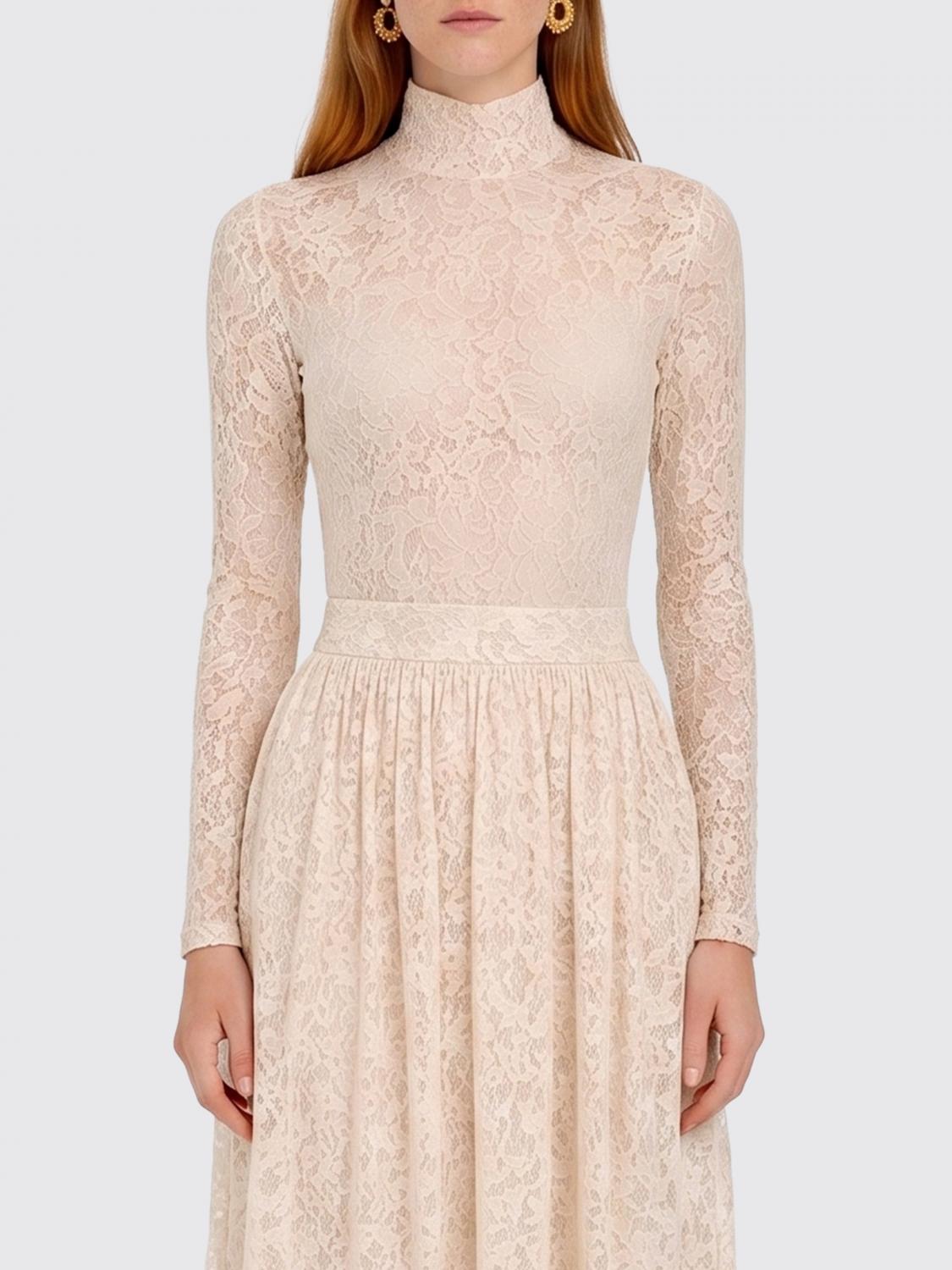 ZIMMERMANN TOP: Top a body Zimmermann in pizzo , Avorio - Img 1