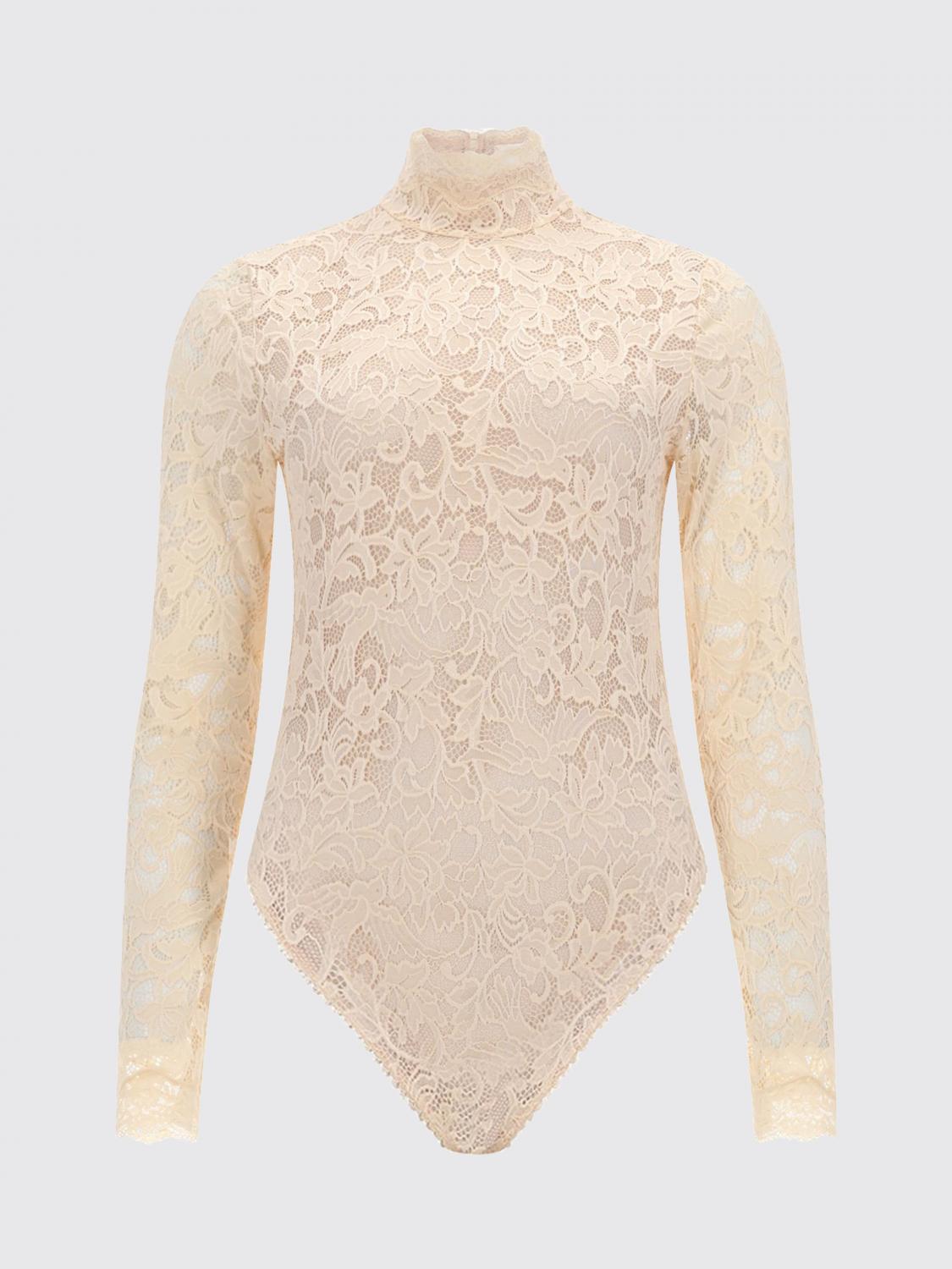 ZIMMERMANN TOP: Top a body Zimmermann in pizzo , Avorio - Img 2