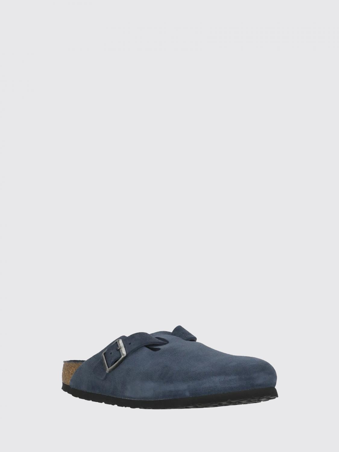 BIRKENSTOCK シューズ: Birkenstock Boston スエードミュール, ブルー - Img 2