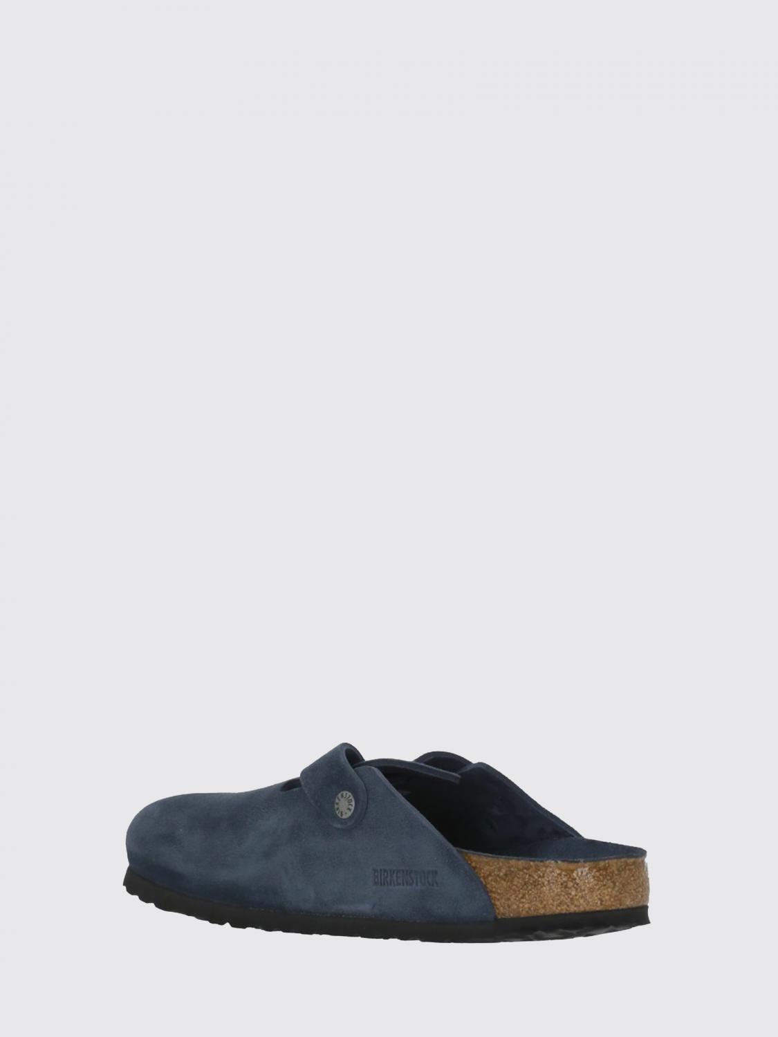 BIRKENSTOCK シューズ: Birkenstock Boston スエードミュール, ブルー - Img 3