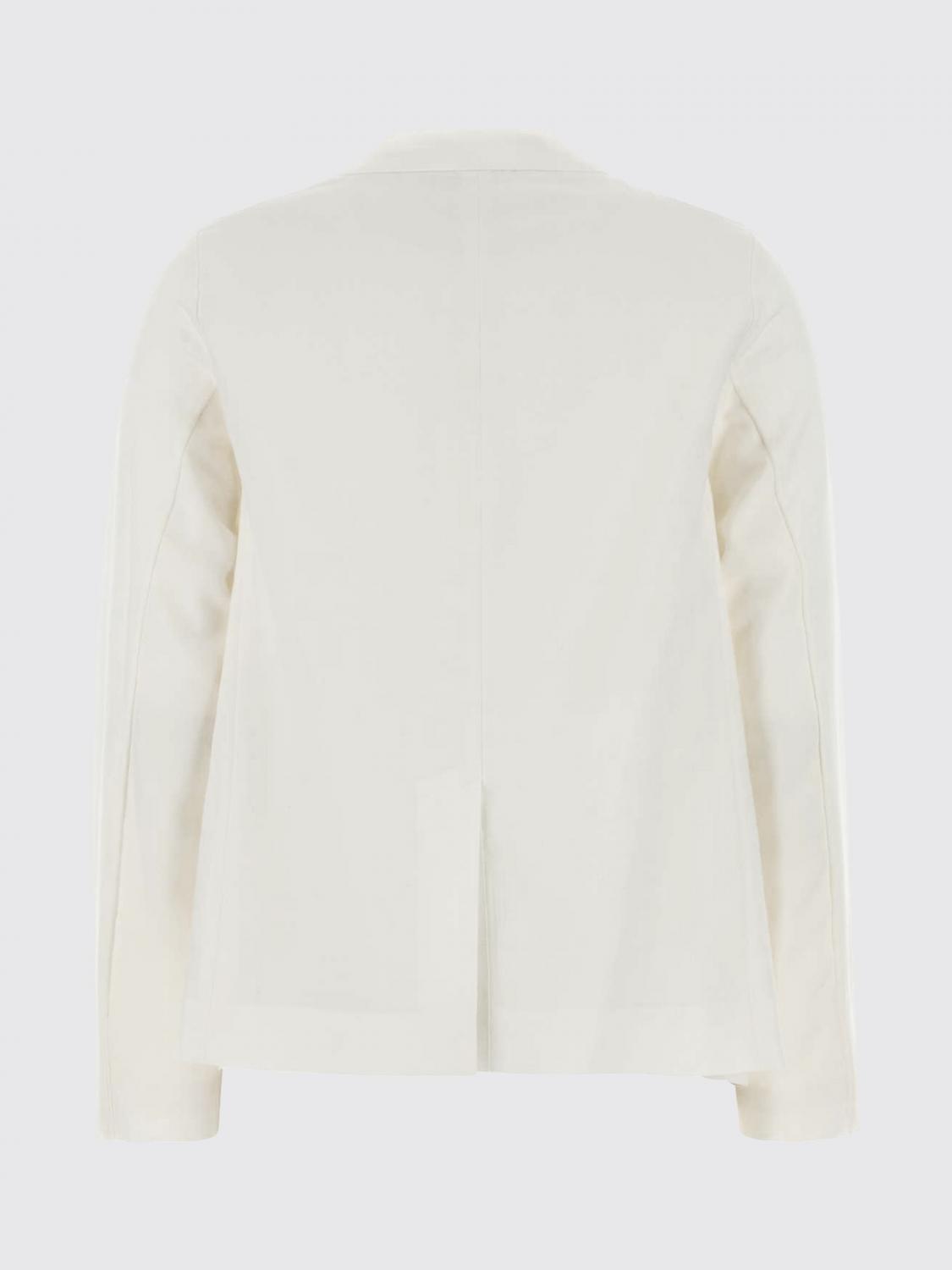 SACAI PULLOVER: Sacai Baumwoll-Cardigan, Weiß - Img 3