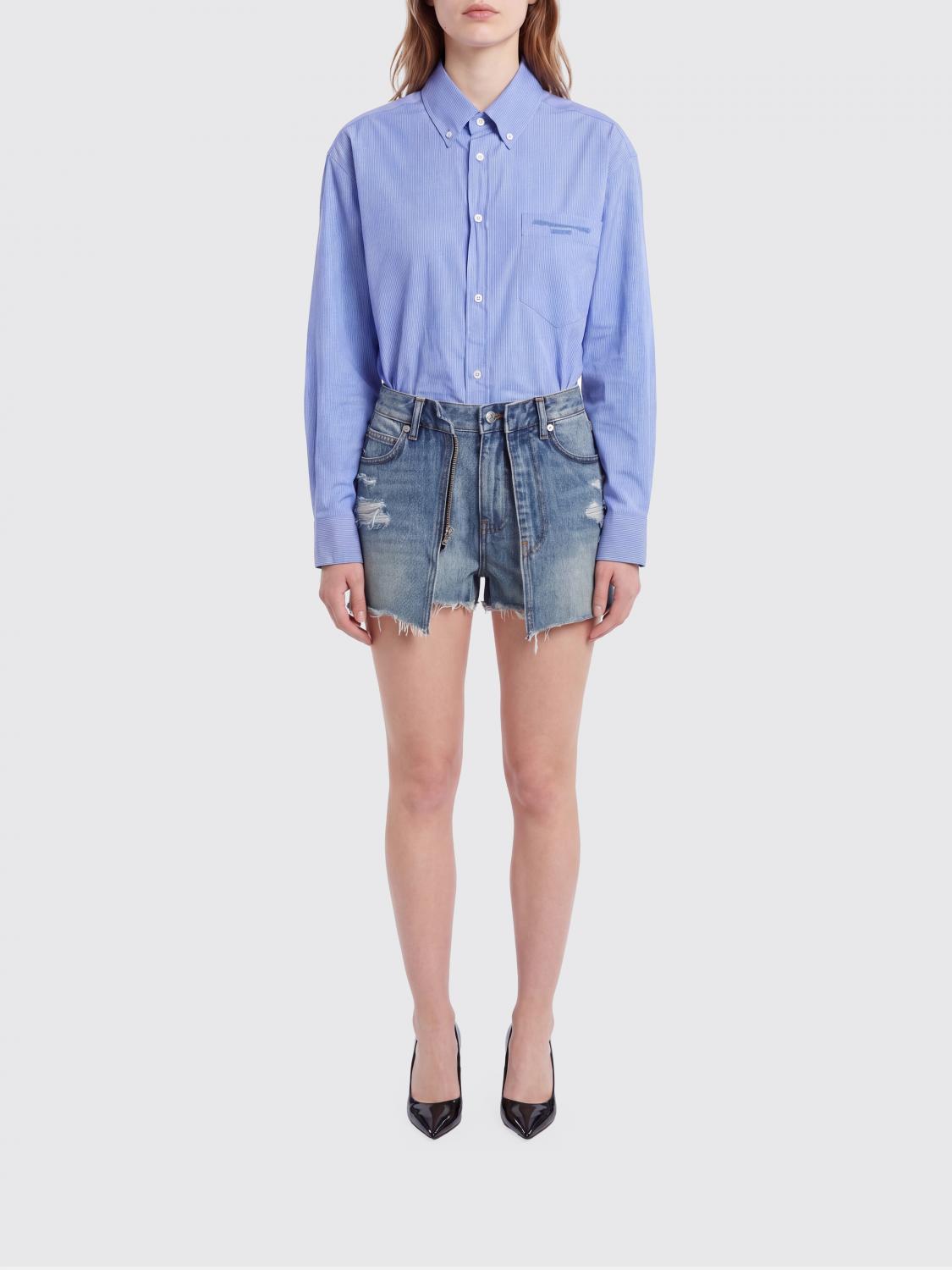 ALEXANDER WANG TUTA: Tuta Alexander Wang in cotone e denim , Denim - Img 1
