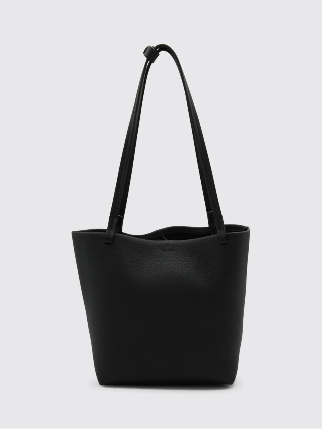 THE ROW BORSA A SPALLA: Borsa Park The Row in pelle , Nero - Img 1