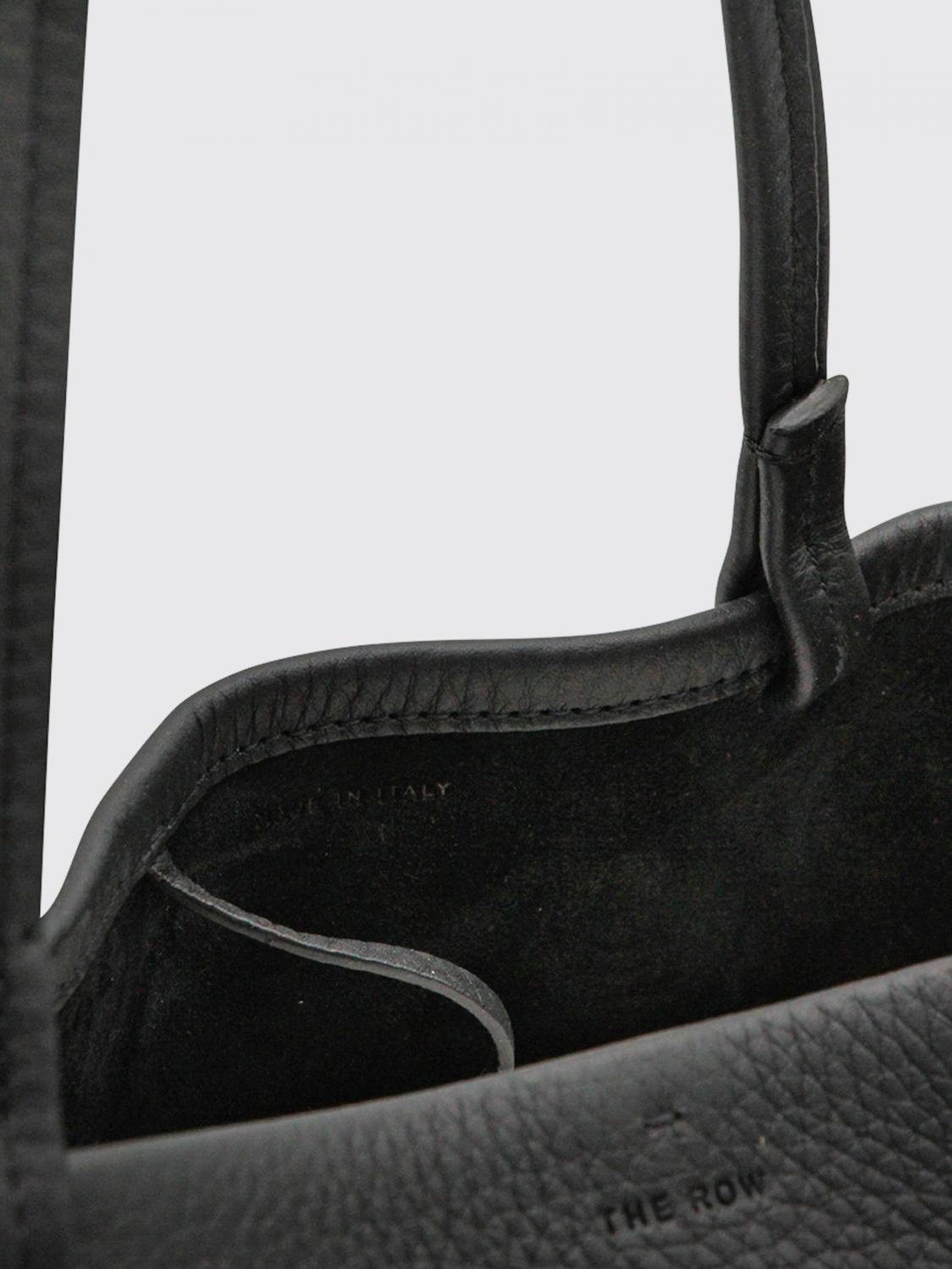THE ROW BORSA A SPALLA: Borsa Park The Row in pelle , Nero - Img 3
