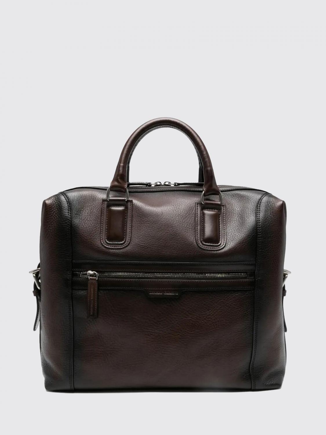OFFICINE CREATIVE SHOULDER BAG: Officine Creative Jules 007 Leather Bag, Brown - Img 1