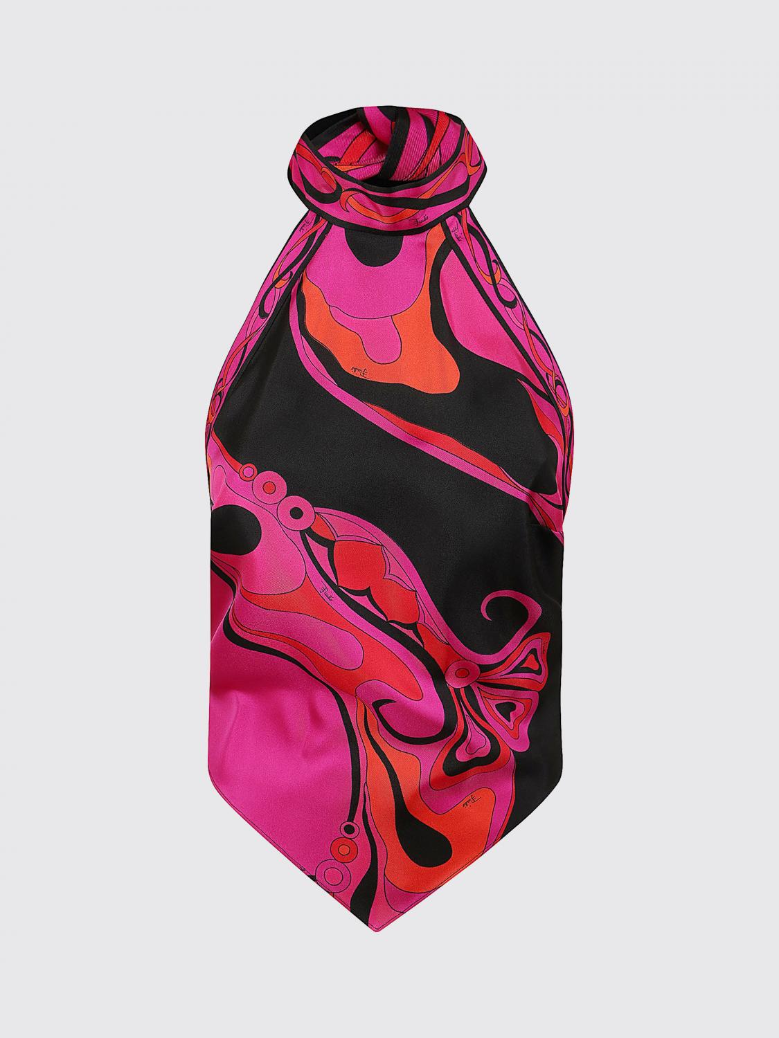 PUCCI TOP: Top mujer Pucci, Fucsia - Img 2