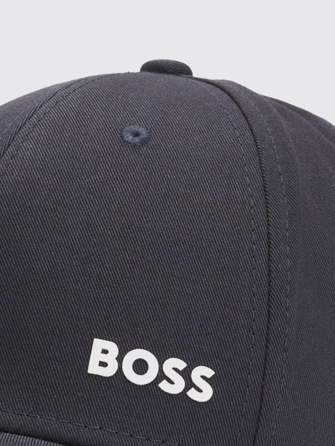 BOSS CAPPELLO: Cappello Boss in cotone con stampa logo , Blue 1 - Img 4