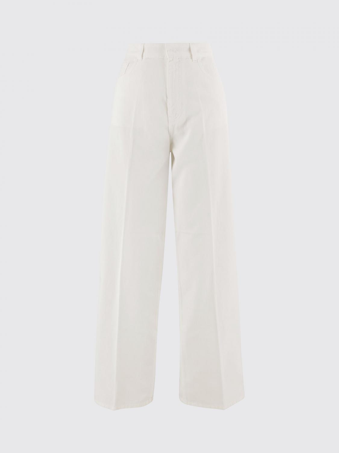 SA SU PHI PANTALONI: Pantaloni ampi Sa Su Phi in cotone , Beige - Img 2