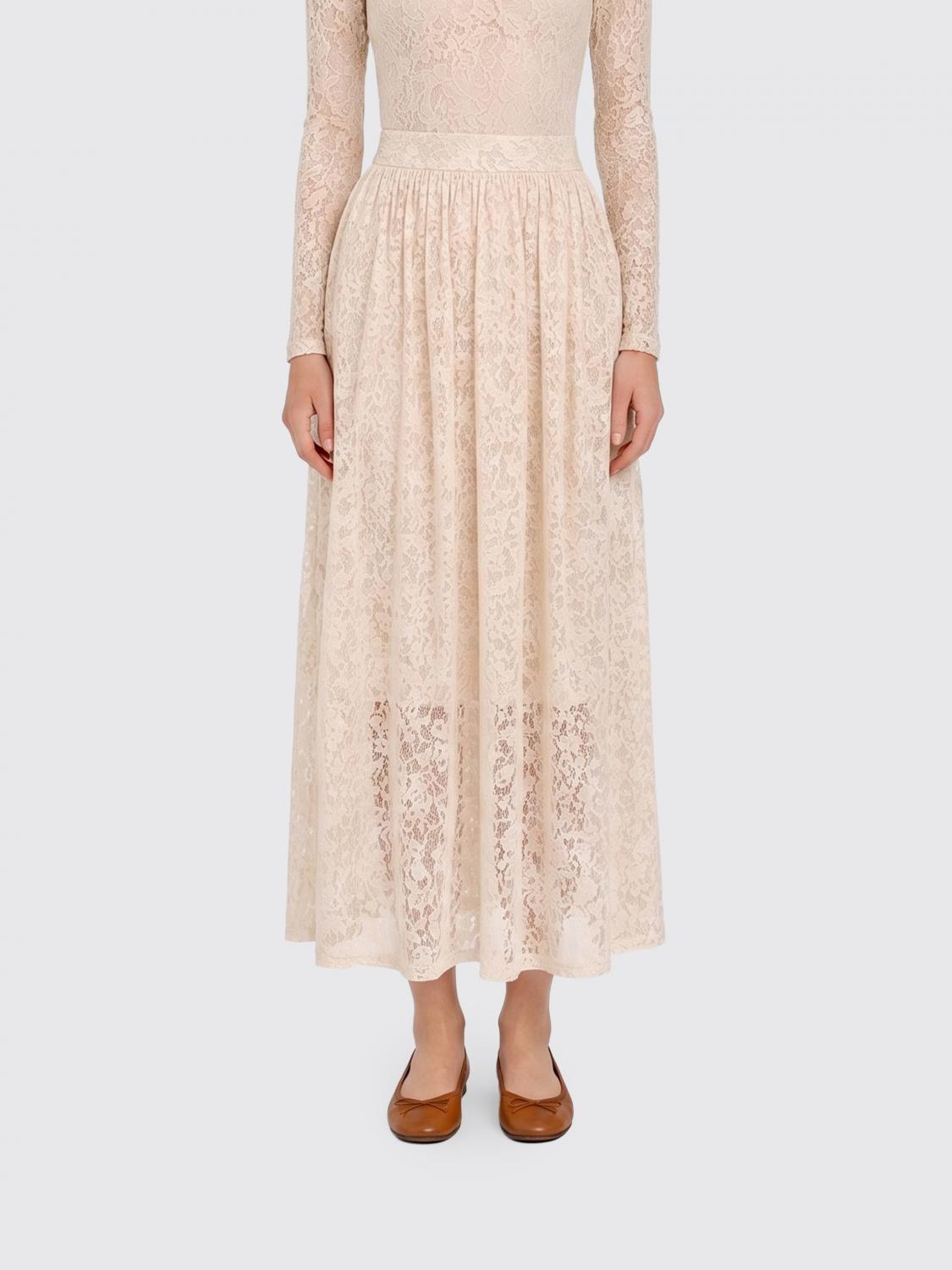 ZIMMERMANN GONNA: Gonna in pizzo Zimmermann, Cipria - Img 1