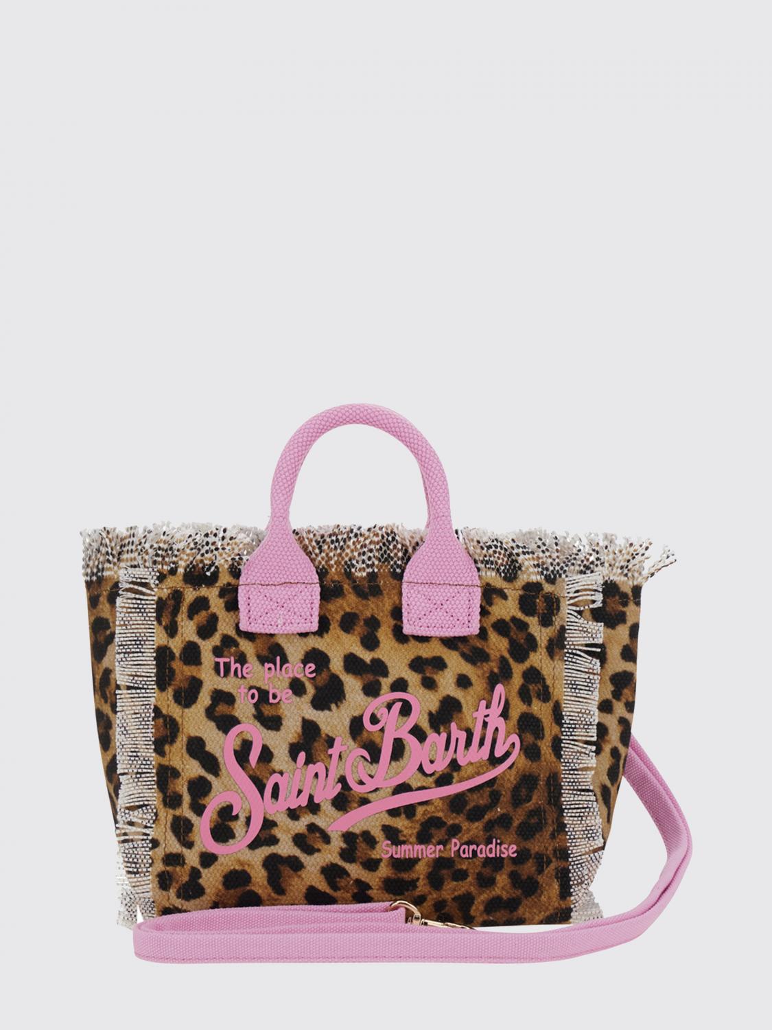 MC2 SAINT BARTH BORSA MINI: Borsa Vanity MC2 Saint Barth in cotone con logo stampato , Fa02 - Img 2