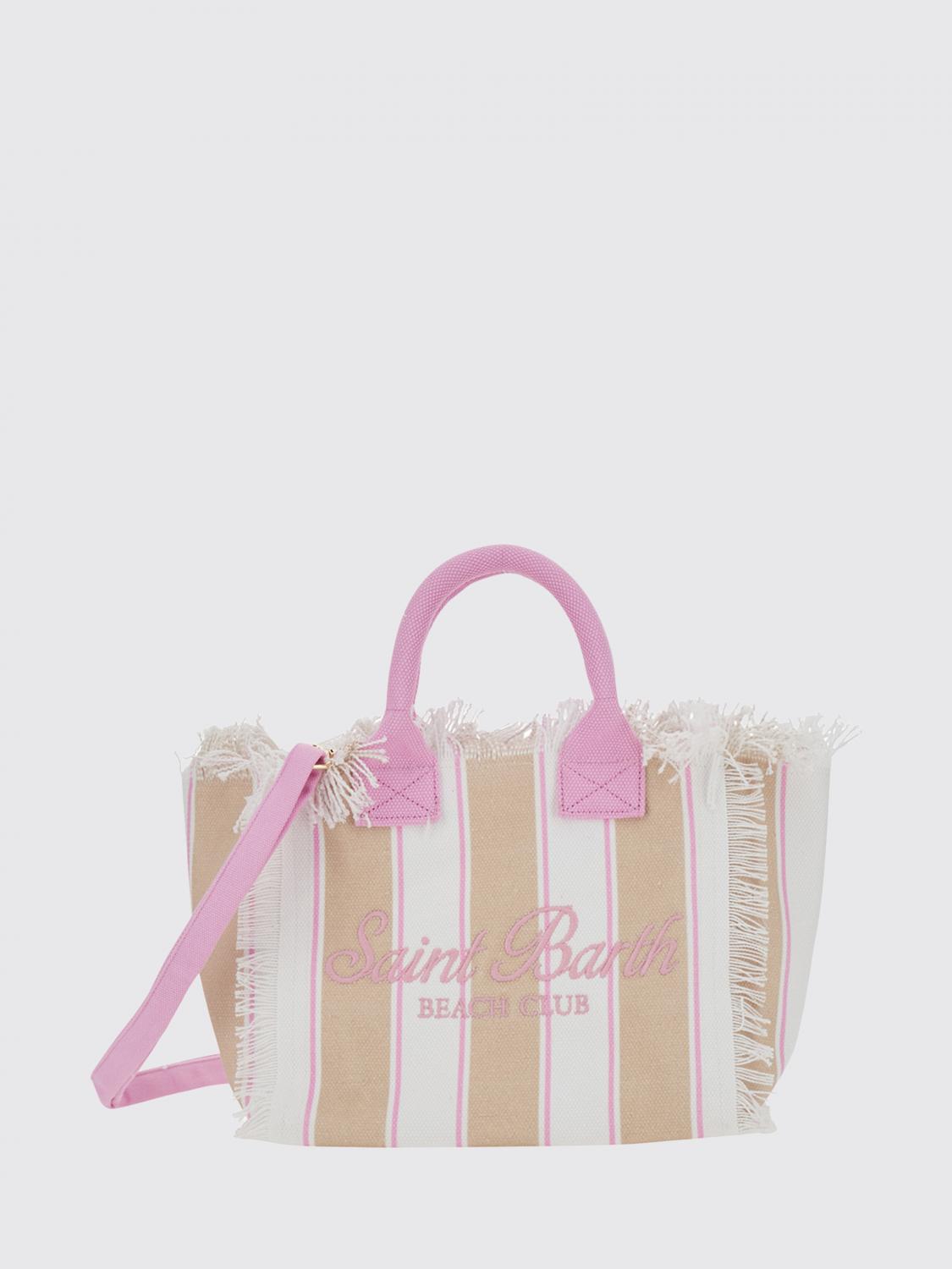 MC2 SAINT BARTH BORSA A MANO: Borsa Colette MC2 Saint Barth in canvas di cotone con logo , Fa01 - Img 1