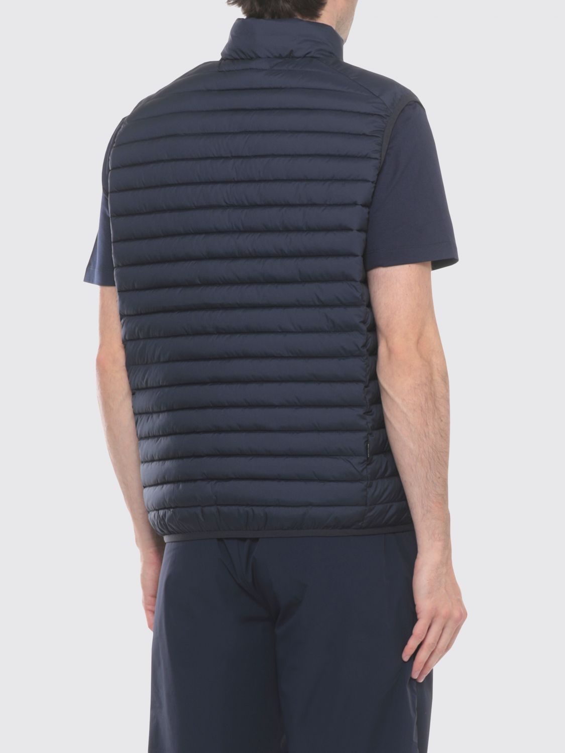 SAVE THE DUCK SUIT VEST: Padded Nylon Vest Save The Duck, Blue - Img 2