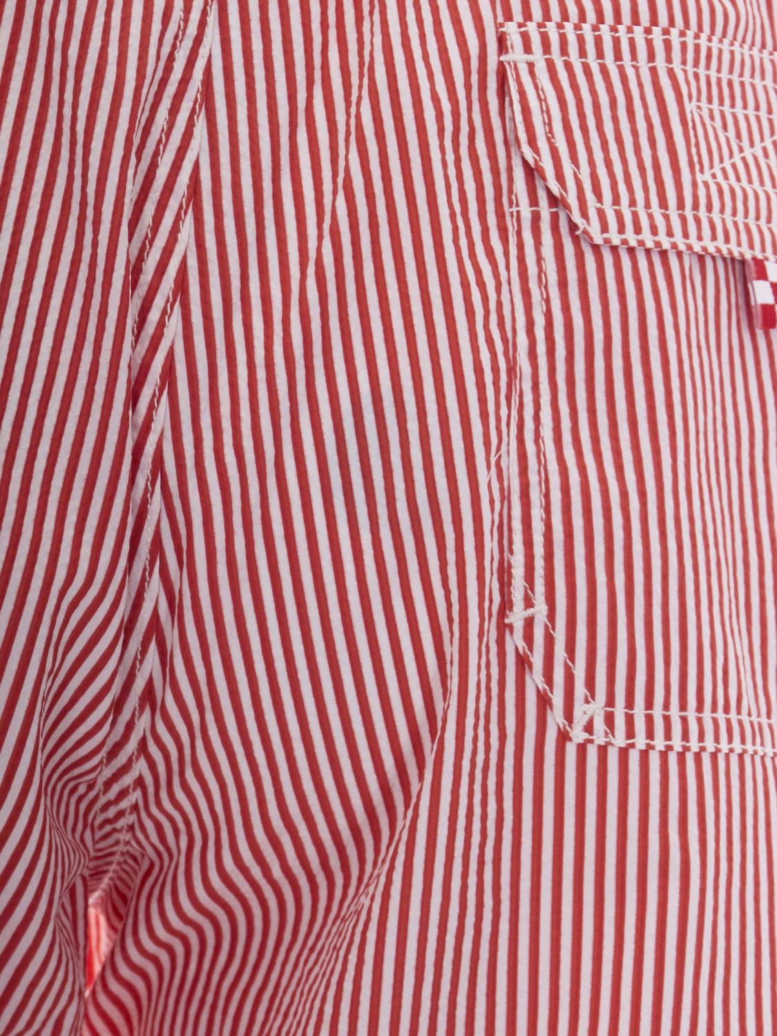 MC2 SAINT BARTH BADEMODE: Karierter Badeanzug Mc2 Saint Barth, Rot - Img 4
