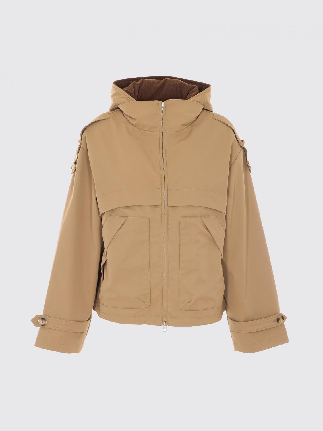 URBANCODE GIACCA: Giacca a vento con cappuccio in poliestere Urbancode, Beige - Img 2