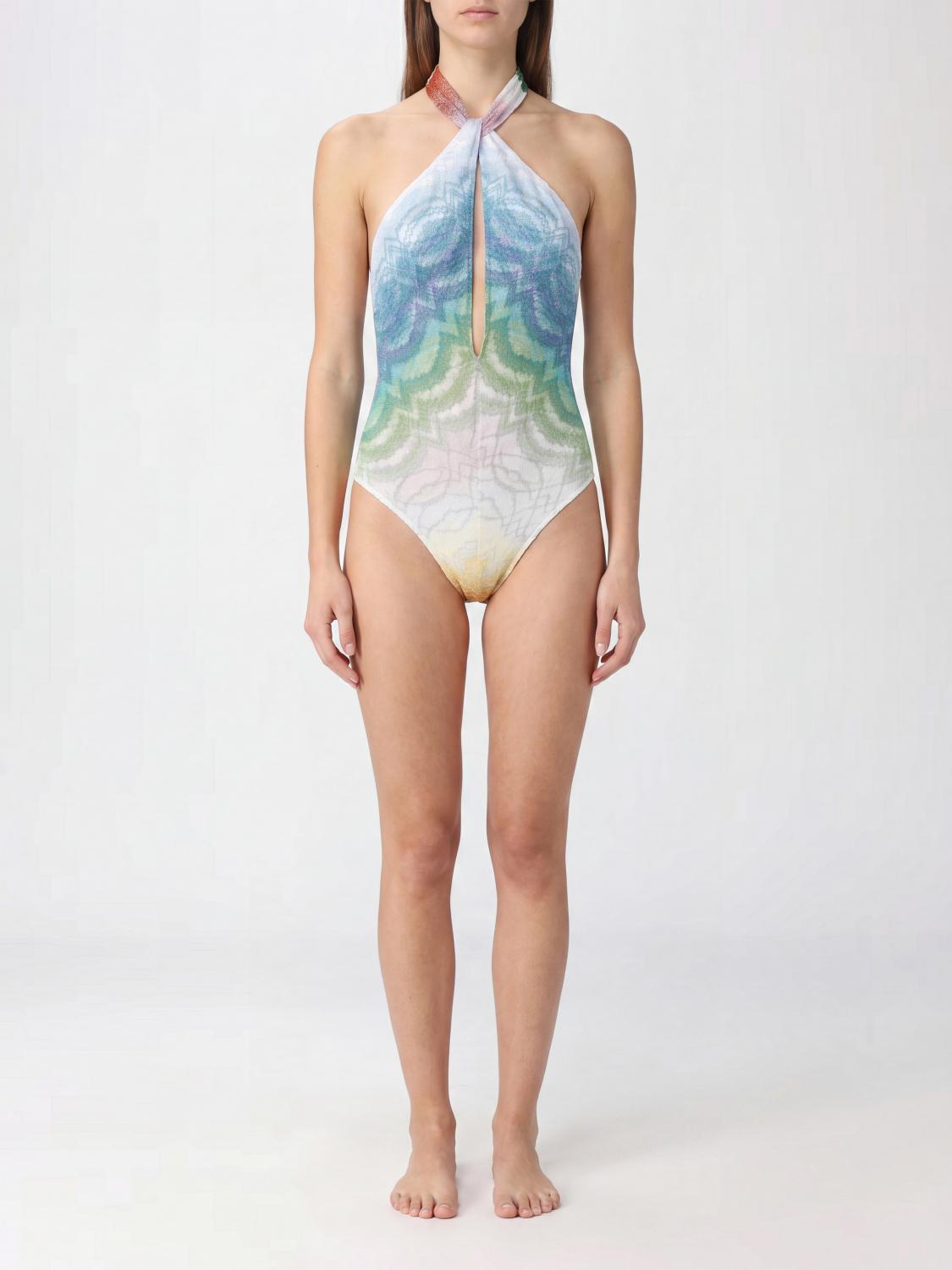 MISSONI COSTUME: Costume intero Missoni in jersey con motivo zig-zag , Fantasia - Img 1
