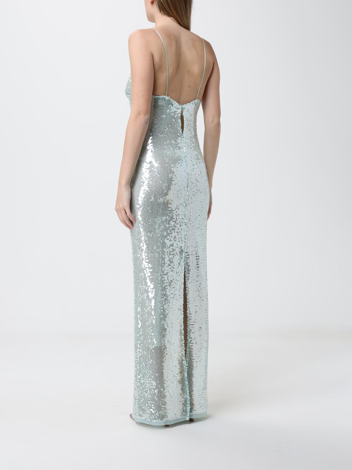 FORTE FORTE ABITO: Abito lungo Forte Forte con paillettes , Azzurro - Img 2