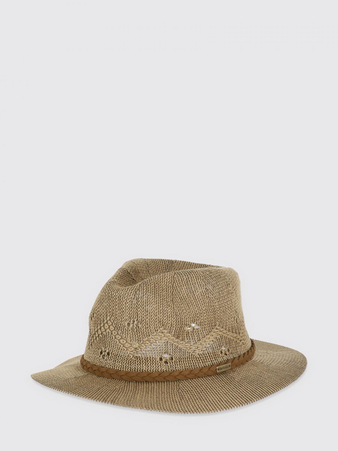 BARBOUR CAPPELLO: Cappello all'uncinetto Barbour, Beige - Img 1