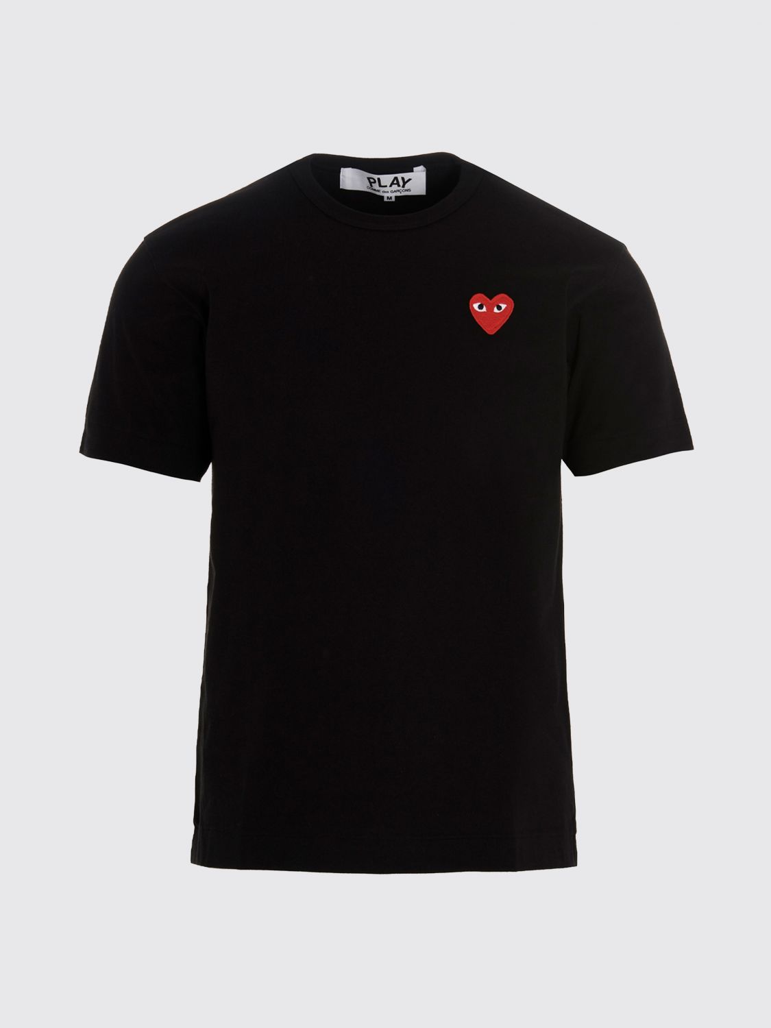 COMME DES GARÇONS CAMISETA: Camiseta de algodón estampada Comme Des Garçons, Negro - Img 2
