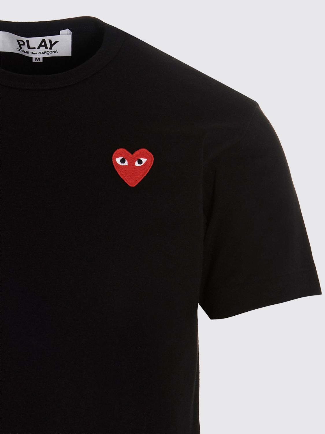 COMME DES GARÇONS CAMISETA: Camiseta de algodón estampada Comme Des Garçons, Negro - Img 4