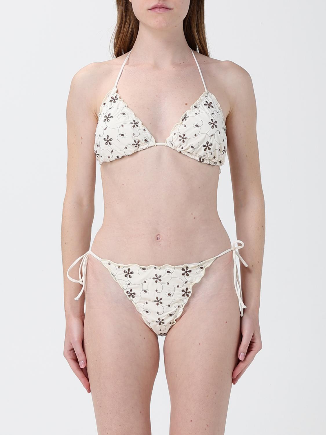 MC2 SAINT BARTH BADEMODE: Mc2 Saint Barth Bikini-Top, Weiss 1 - Img 1