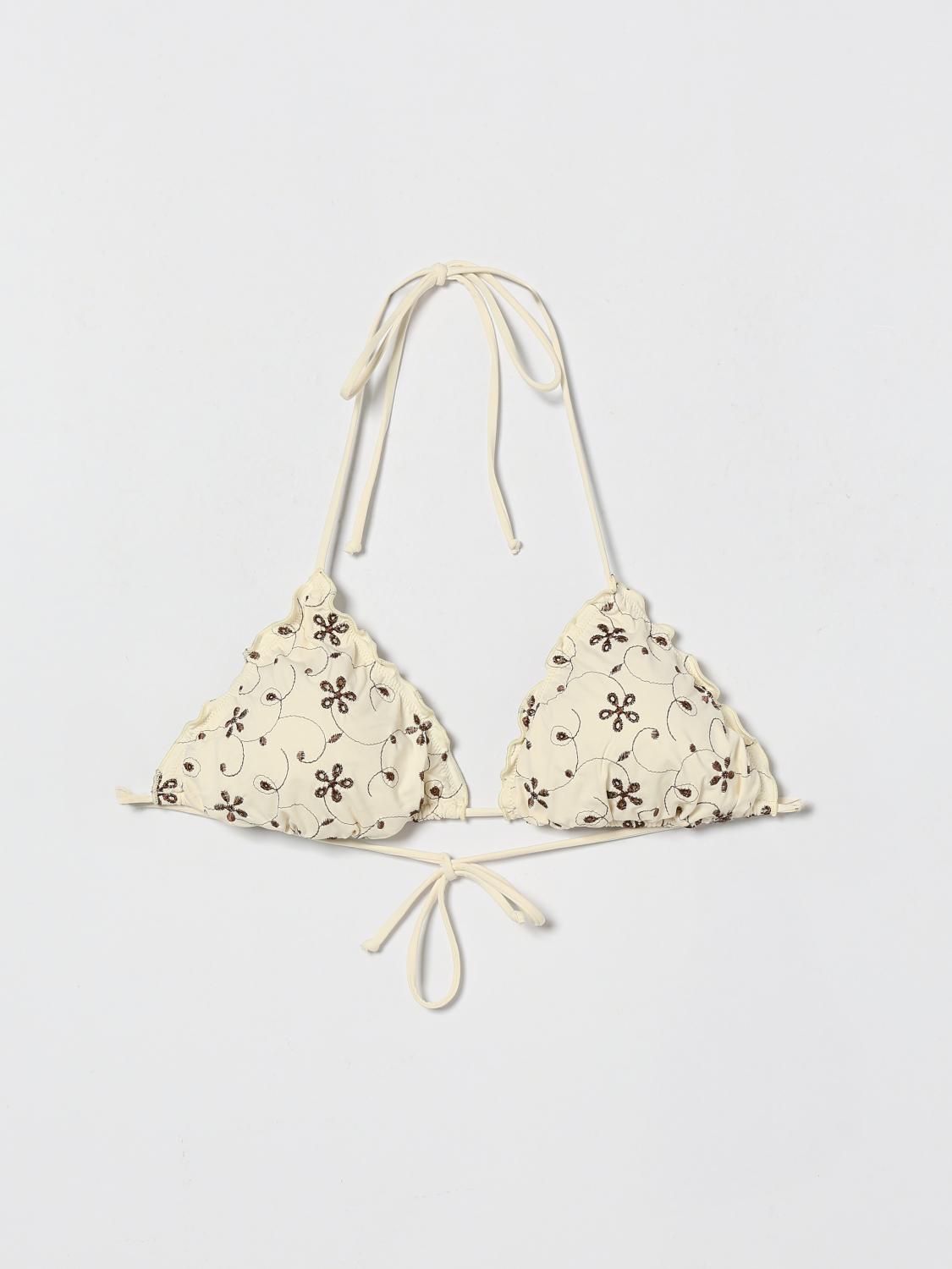 MC2 SAINT BARTH BADEMODE: Mc2 Saint Barth Bikini-Top, Weiss 1 - Img 2