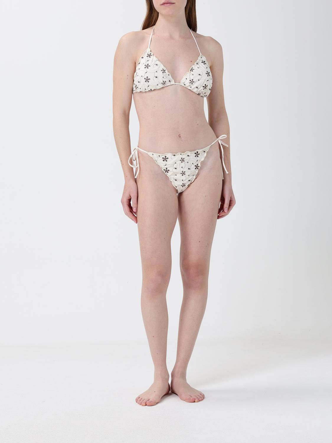 MC2 SAINT BARTH BADEMODE: Mc2 Saint Barth Bikini-Top, Weiss 1 - Img 5