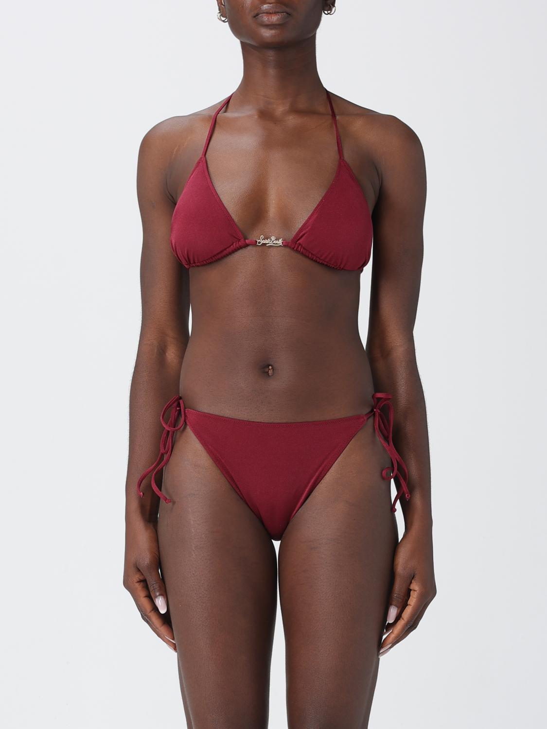 MC2 SAINT BARTH BAÑADOR: Top de bikini Mc2 Saint Barth, Granate - Img 1