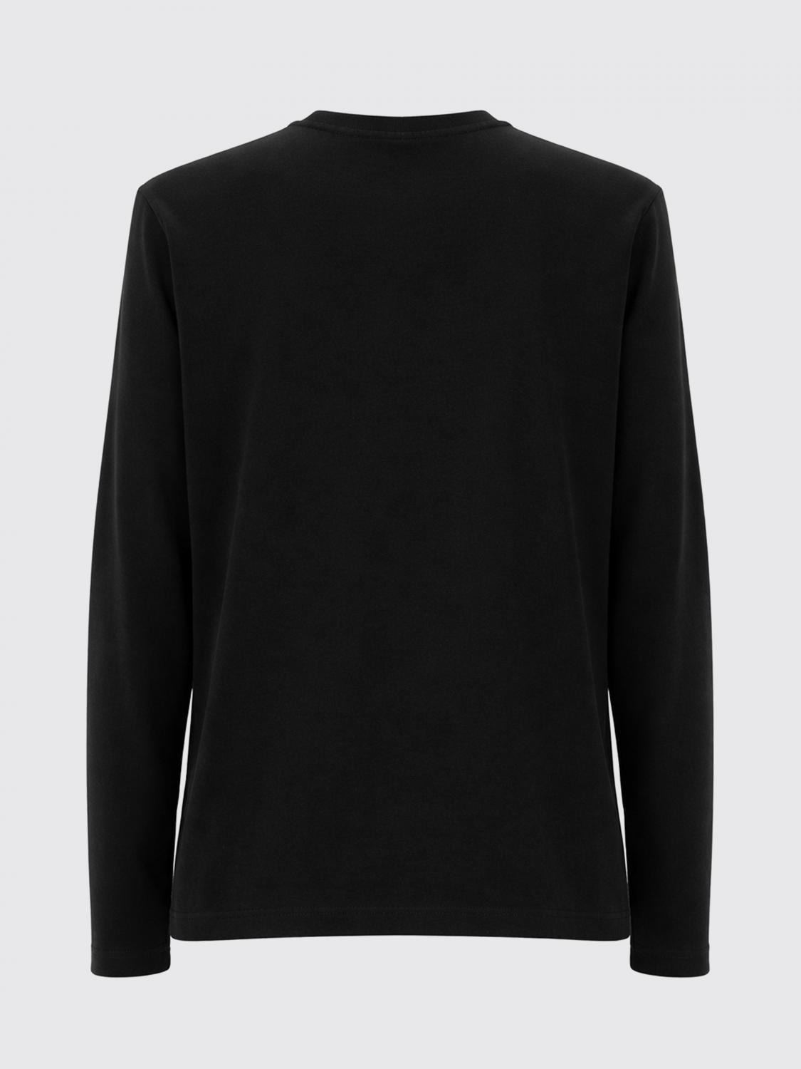 MSGM T-SHIRTS: T-shirts in cotone con logo MSGM, Nero - Img 3