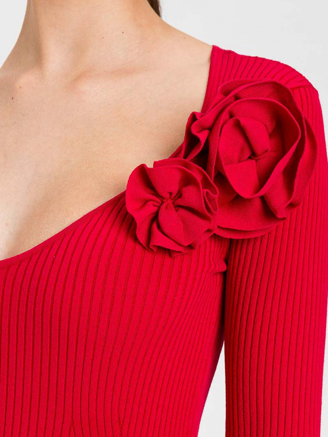 ACTITUDE TWINSET ABITO: Abito midi Actitude Twinset in jersey , Fuxia - Img 3
