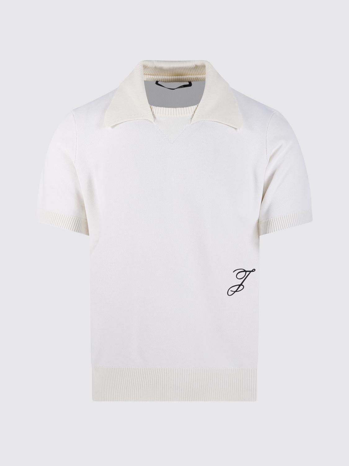 JACQUEMUS POLO: Polo de algodón y seda Jacquemus, Blanco - Img 2