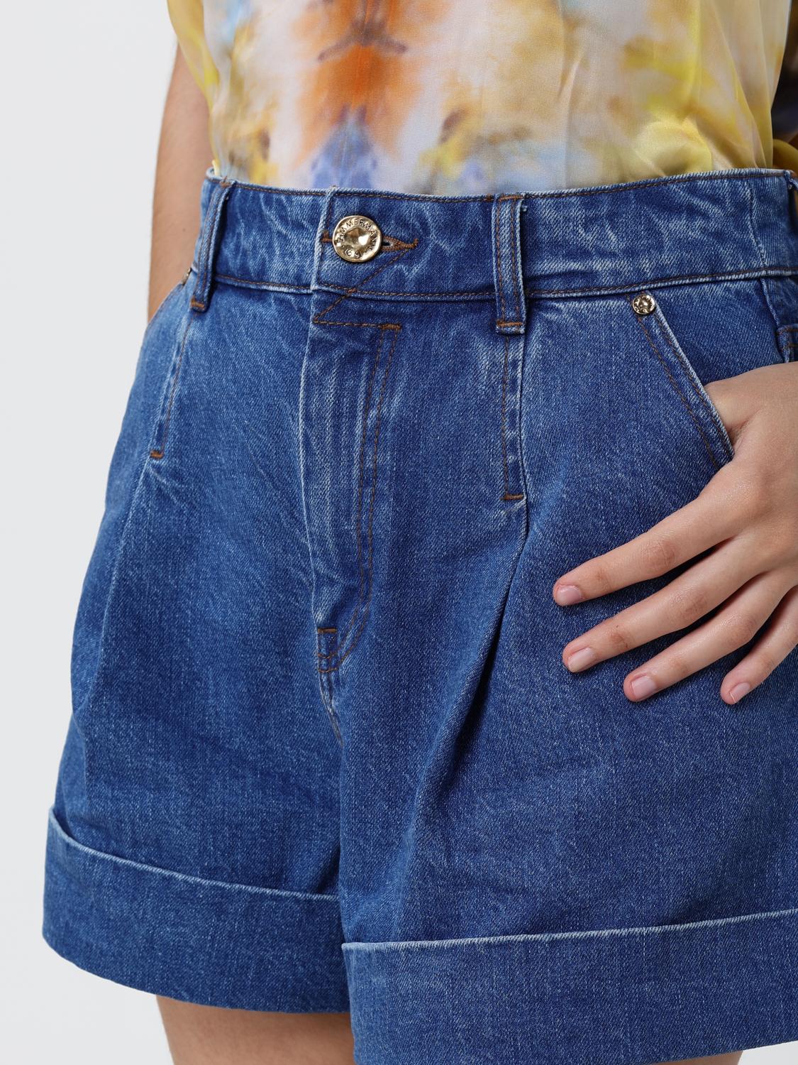 ZIMMERMANN PANTALONCINI: Pantaloncini Zimmermann in denim , Blue - Img 3