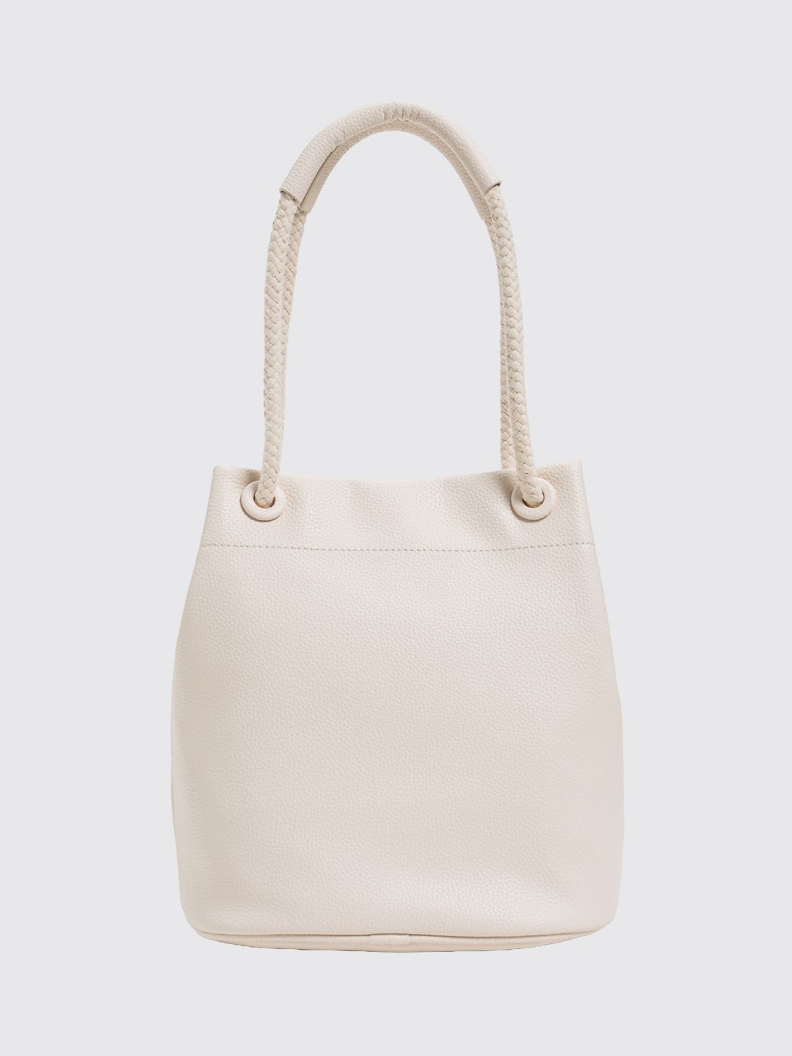 TWINSET BORSA A SPALLA: Borsa Twinset in pelle sintetica a grana , Perla - Img 2