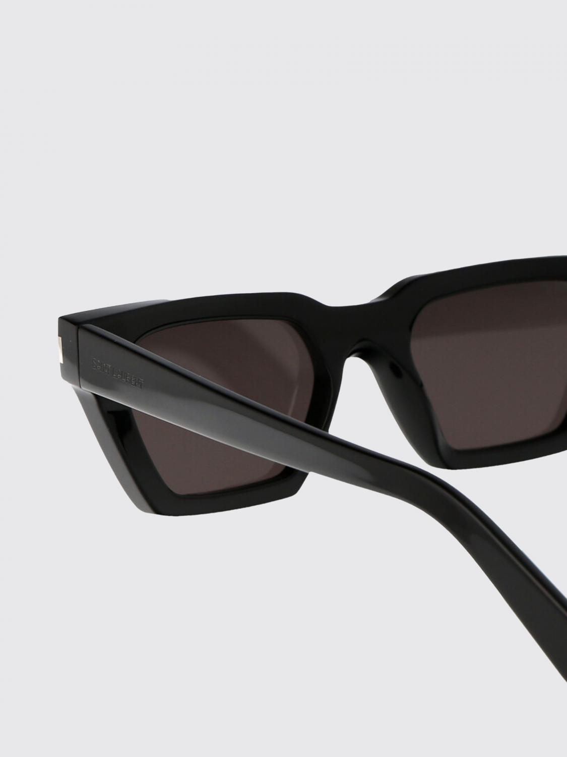 SAINT LAURENT OCCHIALI DA SOLE: Occhiali da sole SL 633 Saint Laurent in acetato, Nero - Img 4