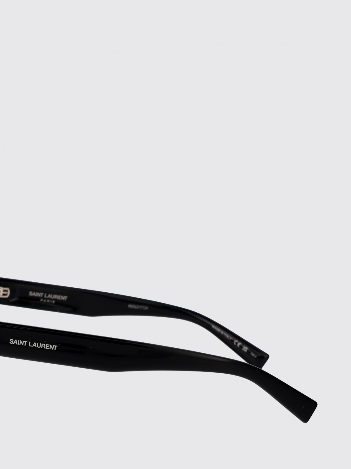 SAINT LAURENT OCCHIALI DA SOLE: Occhiali da sole SL 641 Saint Laurent in acetato, Nero - Img 3