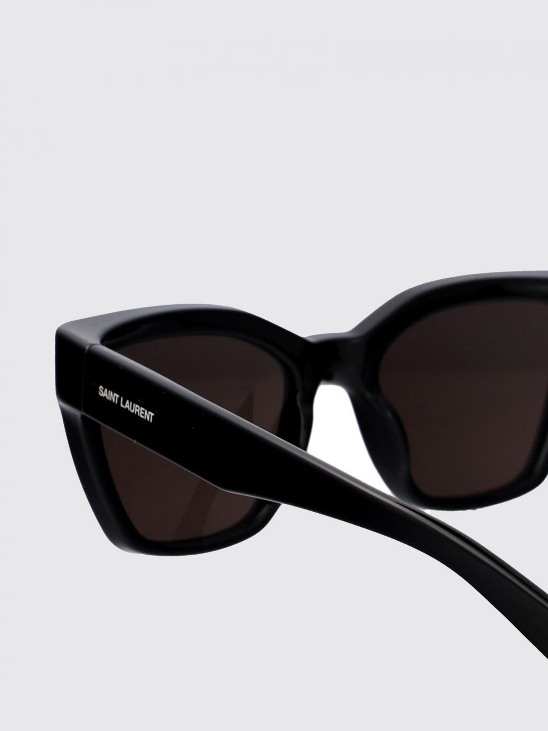 SAINT LAURENT OCCHIALI DA SOLE: Occhiali da sole SL 641 Saint Laurent in acetato, Nero - Img 4