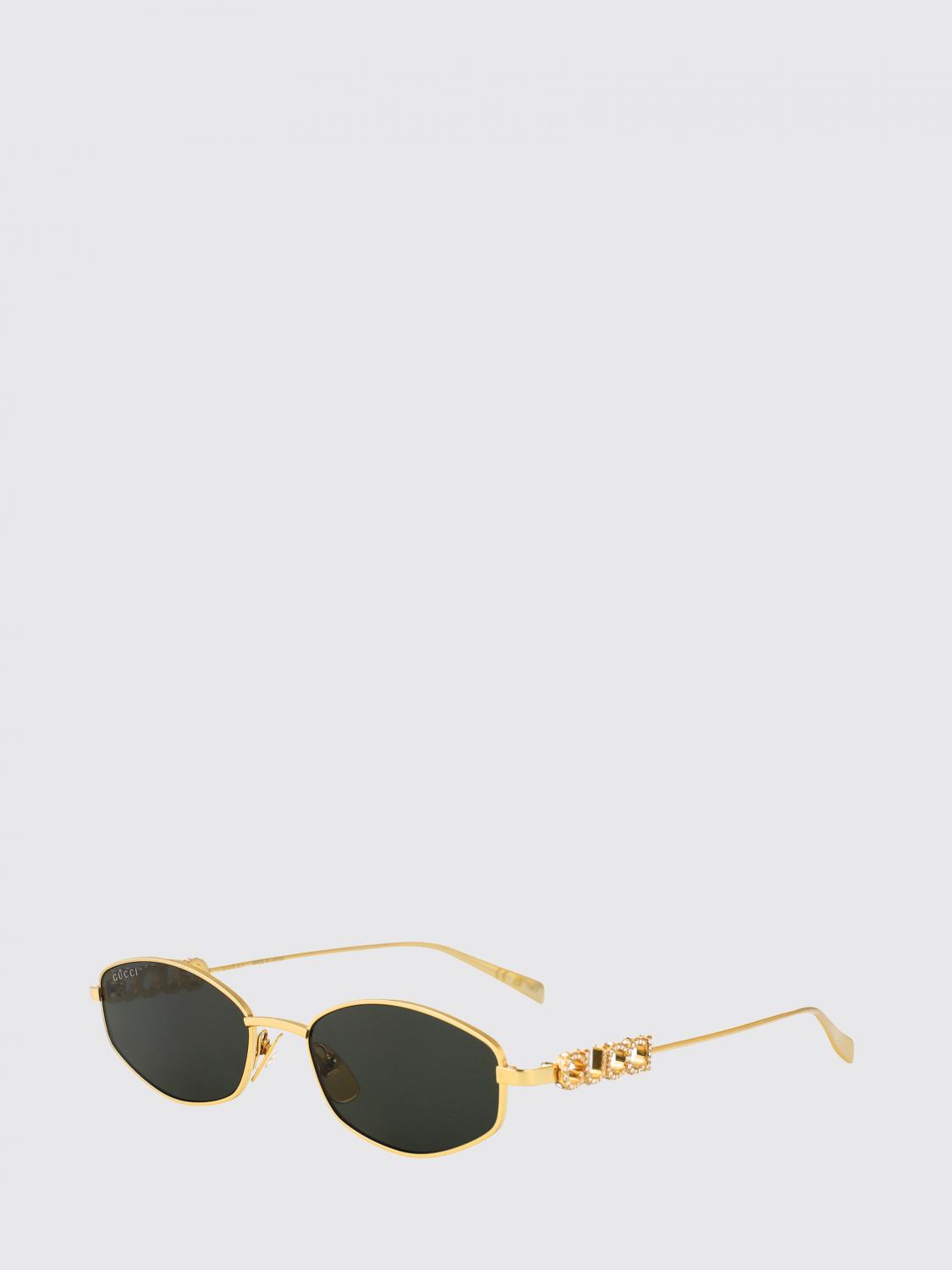 GUCCI OCCHIALI DA SOLE: Occhiali da sole GG1802S Gucci in metallo , Grigio - Img 1