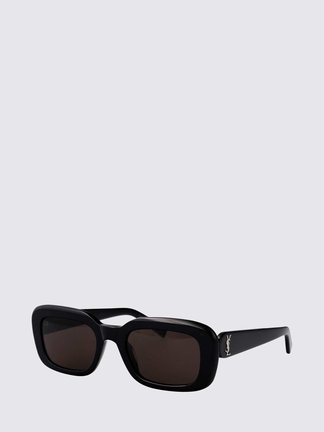 SAINT LAURENT OCCHIALI DA SOLE: Occhiali da sole in acetato Saint Laurent, Nero - Img 1