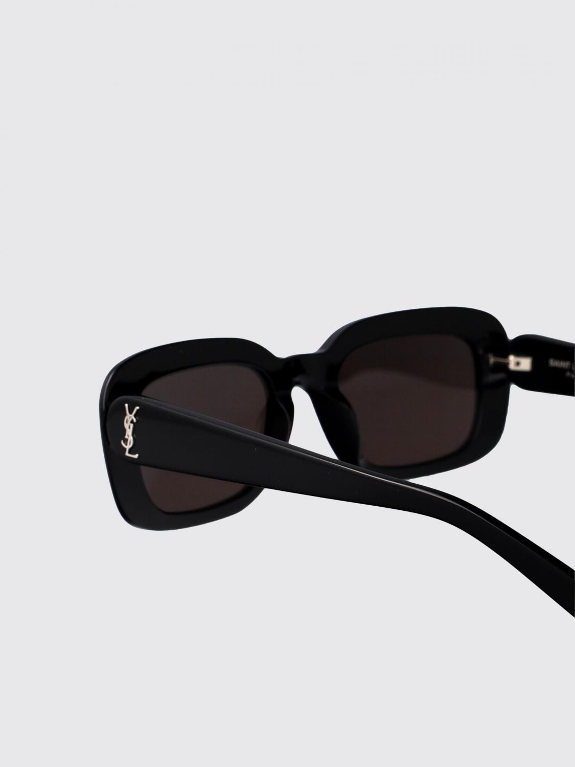 SAINT LAURENT OCCHIALI DA SOLE: Occhiali da sole in acetato Saint Laurent, Nero - Img 4