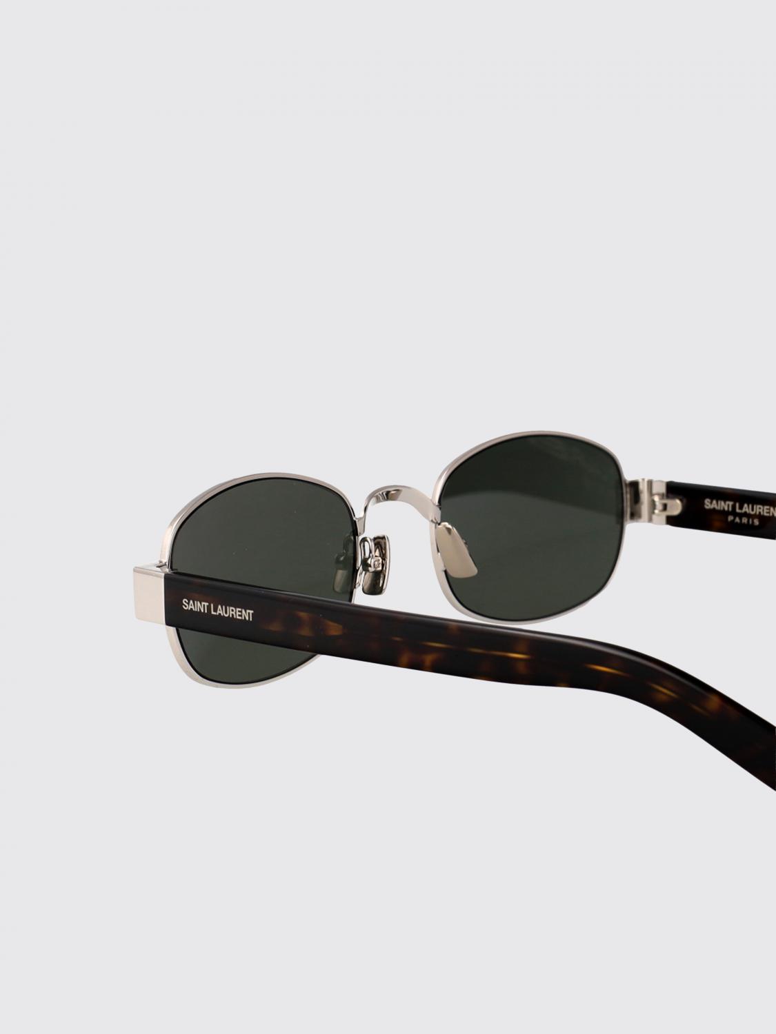 SAINT LAURENT SONNENBRILLE: Sonnenbrille aus Metall Saint Laurent, Silber - Img 4