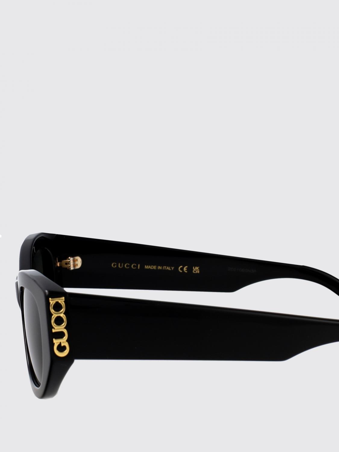 GUCCI OCCHIALI DA SOLE: Occhiali da sole GG2044SA Gucci in acetato , Grigio - Img 3
