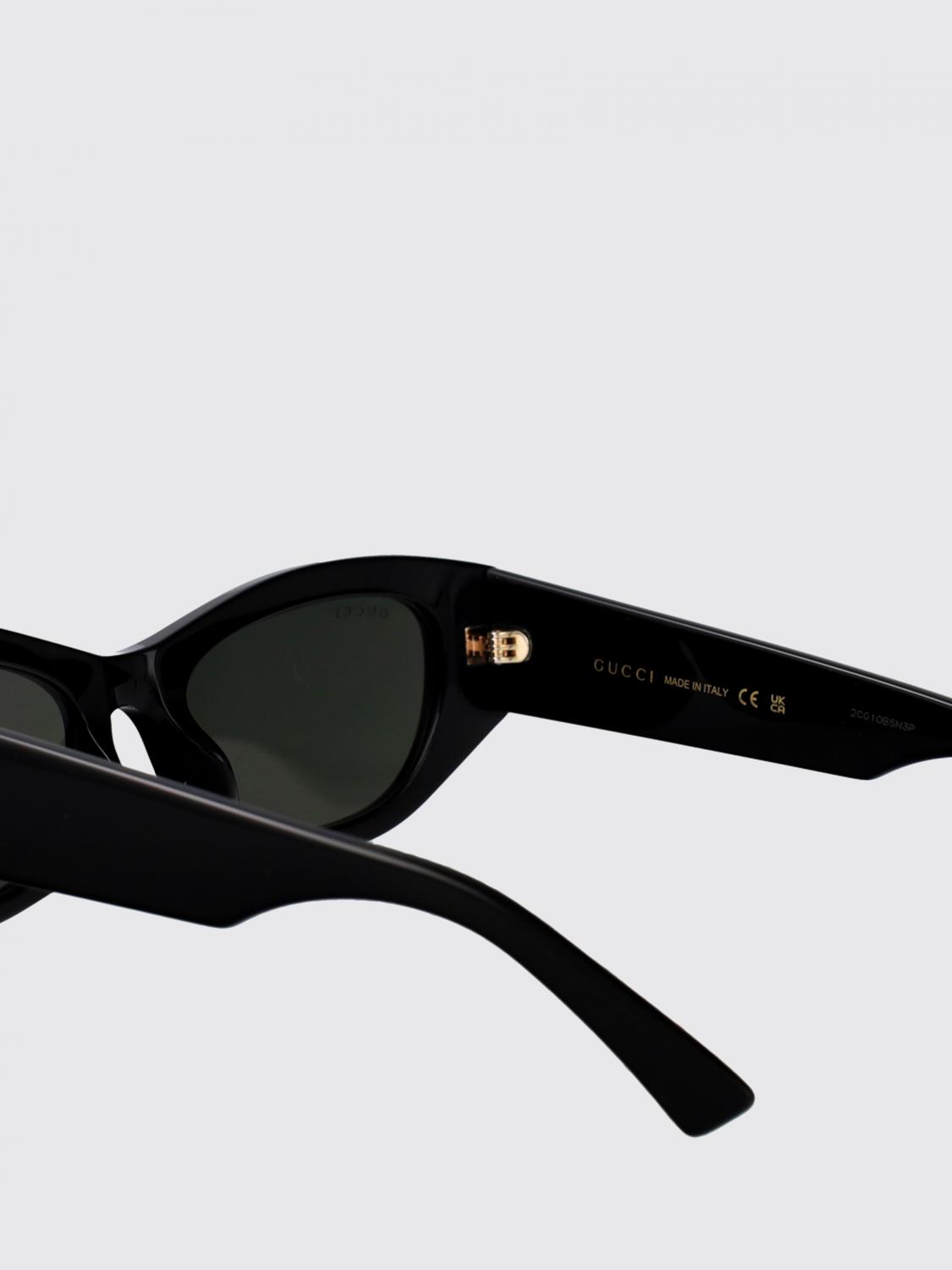 GUCCI OCCHIALI DA SOLE: Occhiali da sole GG2044SA Gucci in acetato , Grigio - Img 4