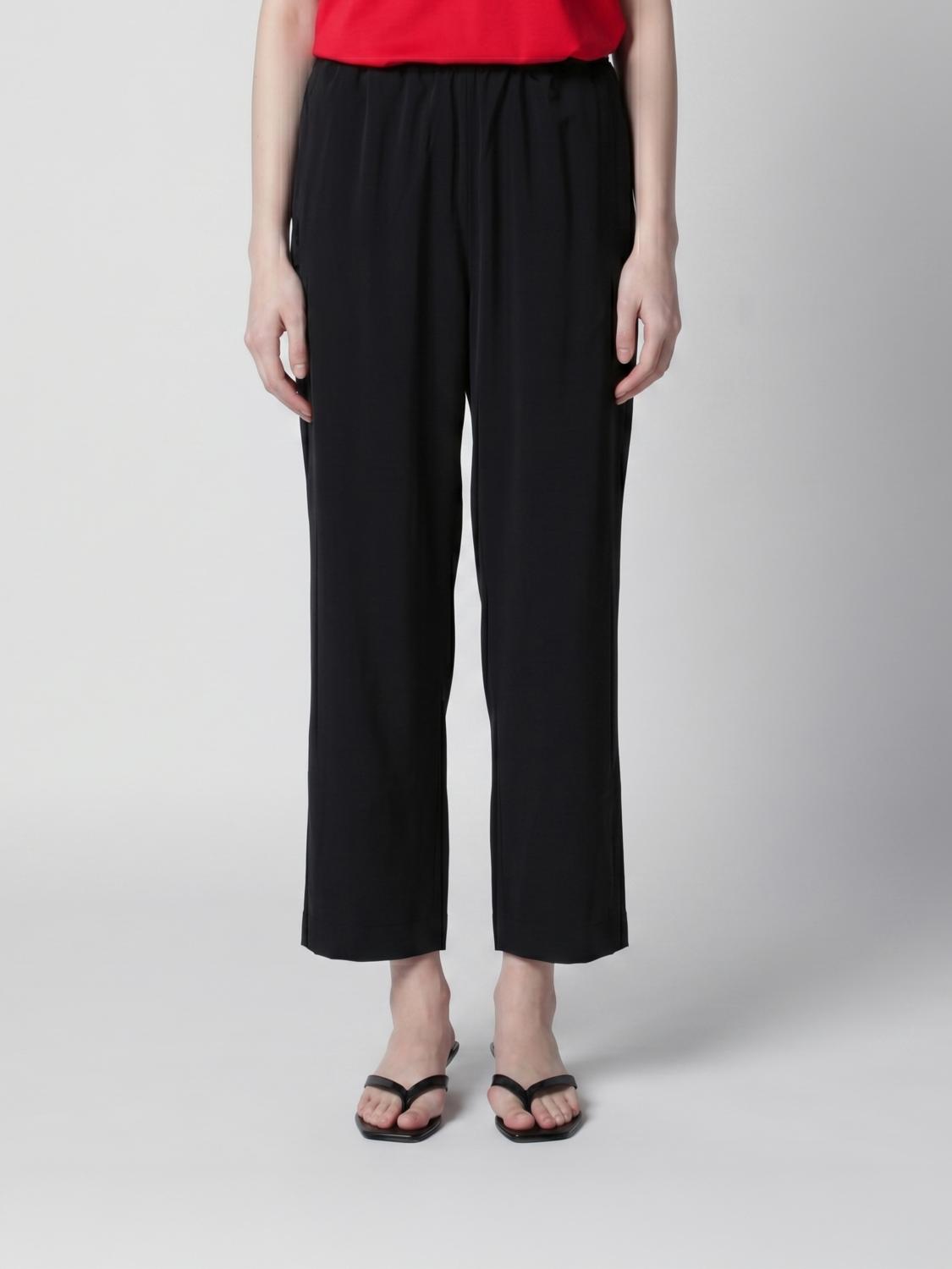 ROHE PANTALONI: Pantaloni Rohe in viscosa , Nero - Img 1