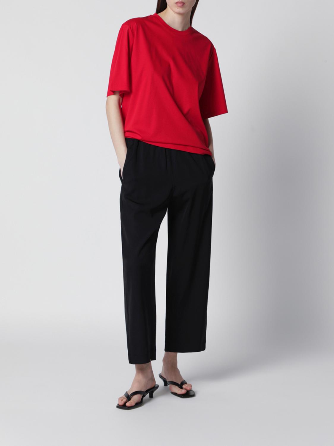 ROHE PANTALONI: Pantaloni Rohe in viscosa , Nero - Img 2