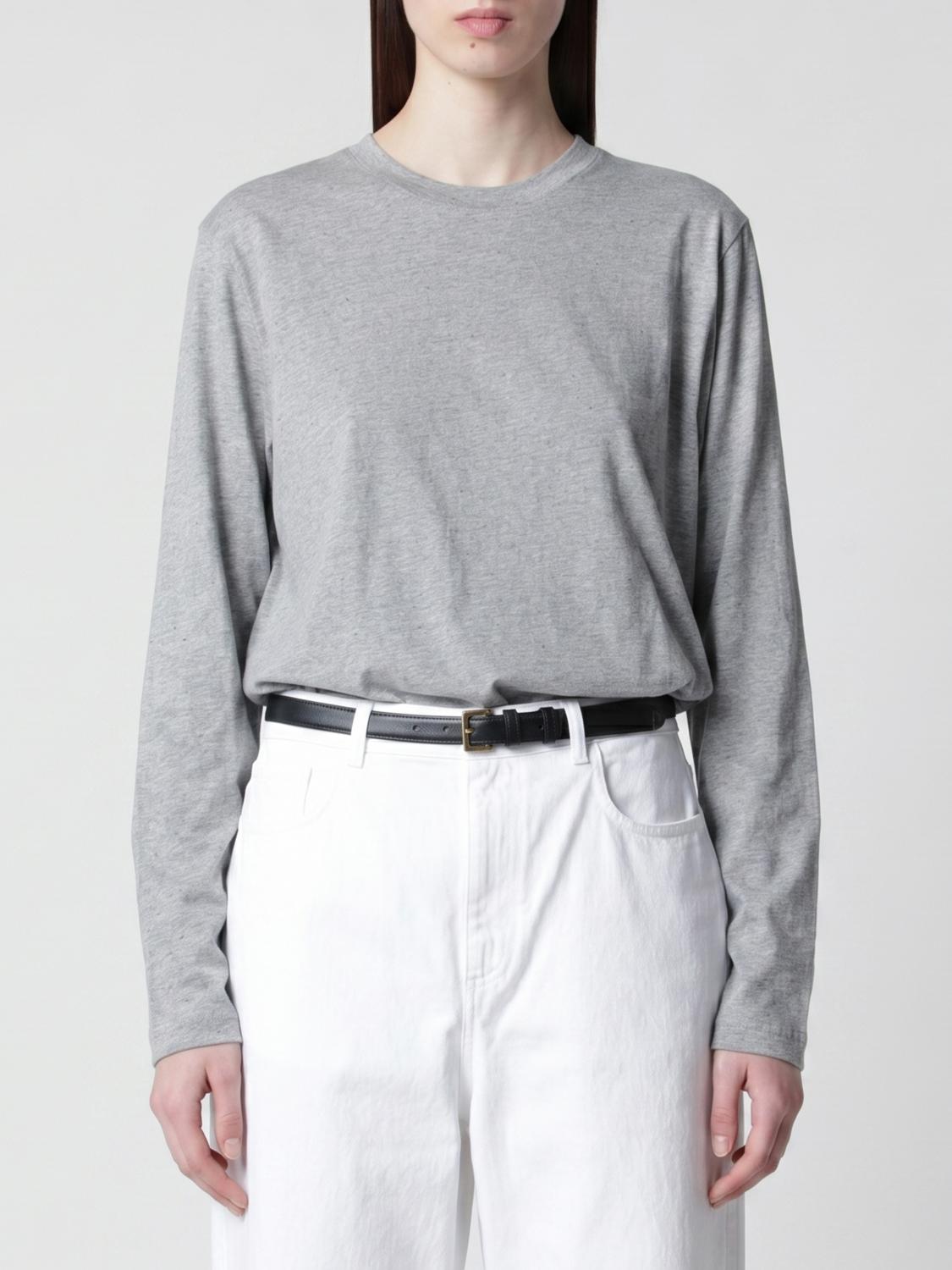 ROHE T-SHIRTS: T-shirts in cotone organico basic Rohe, Grigio - Img 1