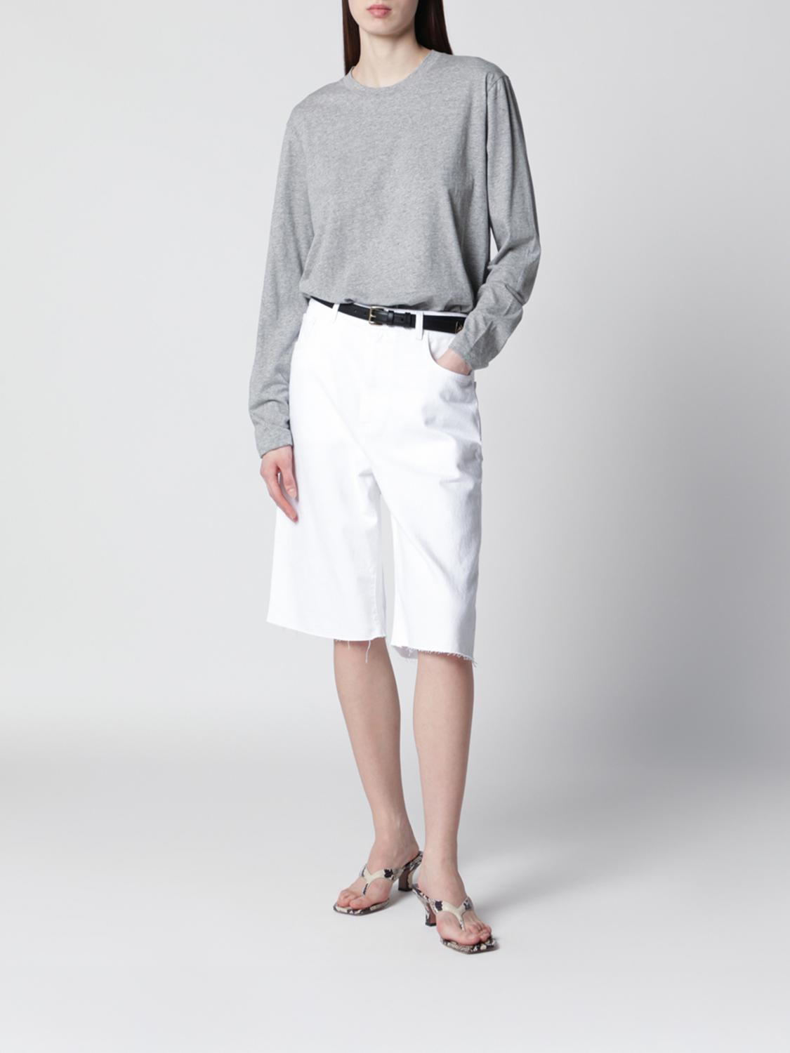 ROHE T-SHIRTS: T-shirts in cotone organico basic Rohe, Grigio - Img 2