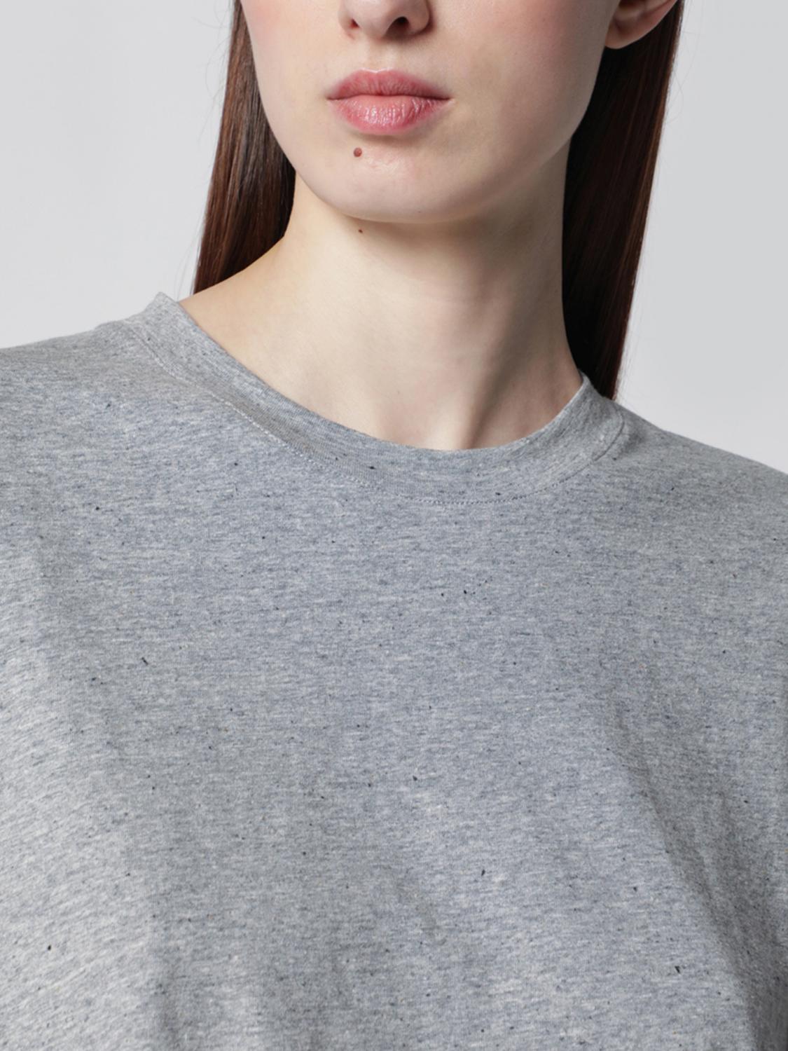 ROHE T-SHIRTS: T-shirts in cotone organico basic Rohe, Grigio - Img 4