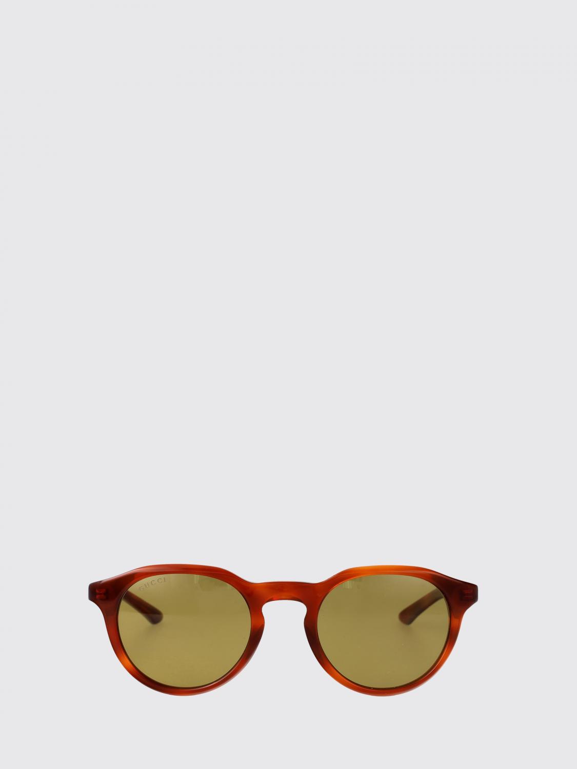 GUCCI 선글라스: Gucci 아세테이트 선글라스, 브라운 - Img 2